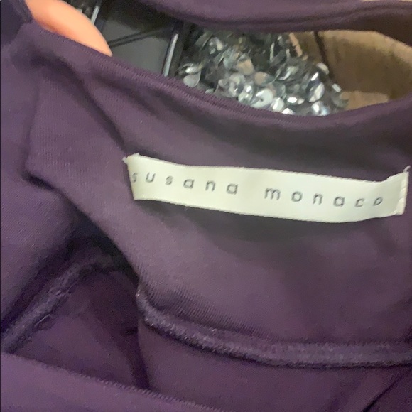 Susana Monaco purple spagheti strap dress - Picture 5 of 6